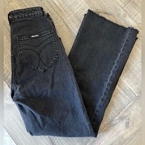 Rolla's Dark Denim Eastcoast Crop Flare Jeans